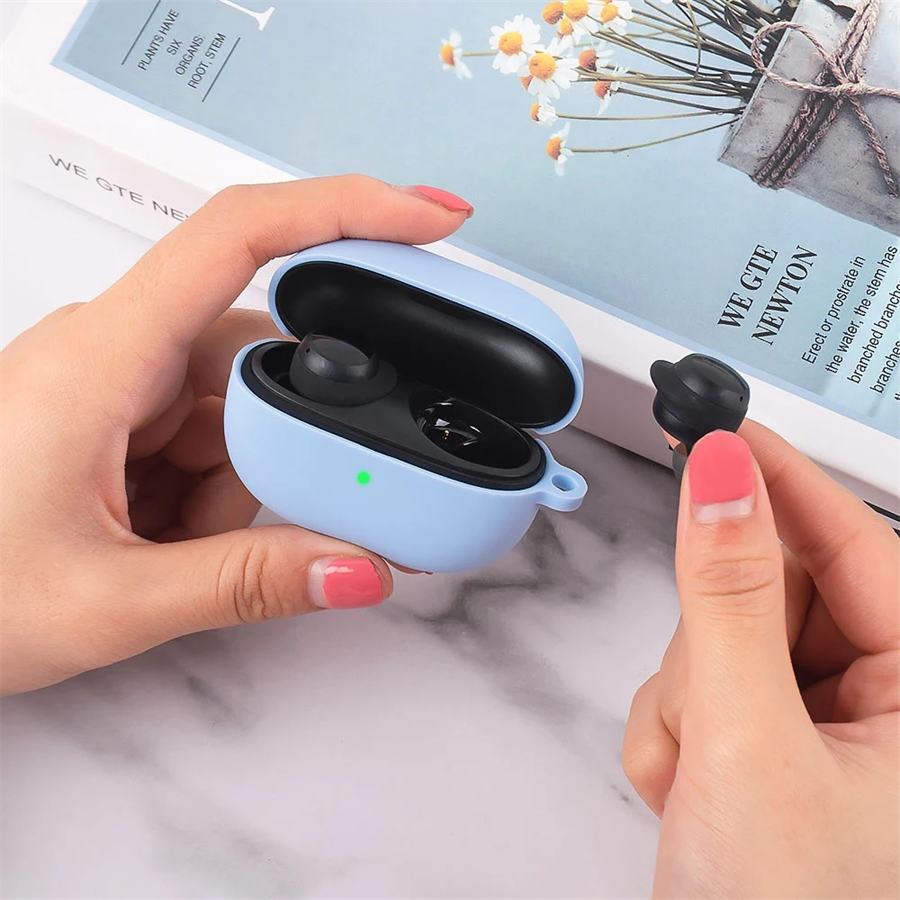 เคสหูฟังซิลิโคนนิ่ม แบบบาง สีแคนดี้ สําหรับ Xiaomi Redmi Buds 3 Lite Redmi Buds3 Lite