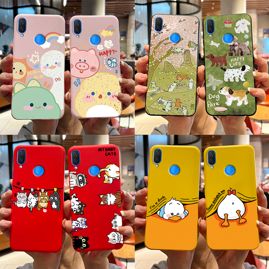 เคสซิลิโคนนิ่ม ลายการ์ตูนน่ารัก สําหรับ Huawei nova 3i Huawei nova 3i