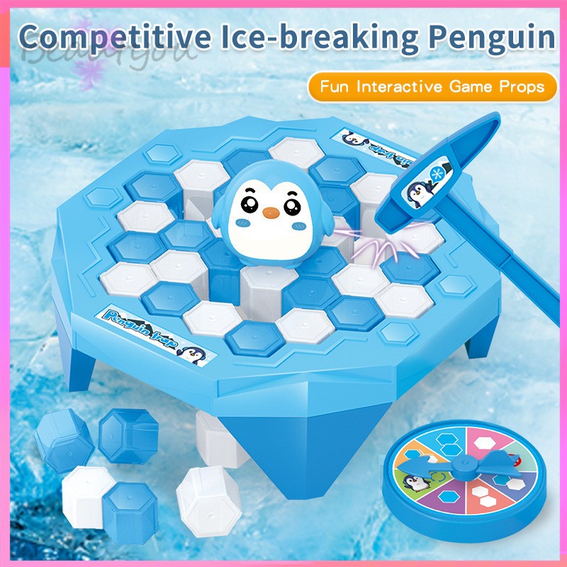 (ใหม่ 2024) ของเล่นเกมปริศนา รูปเพนกวิน เกมโต๊ะน้ําแข็ง ของเล่นสําหรับครอบครัว ผู้ปกครอง และเด็ก [BeautYou.th]