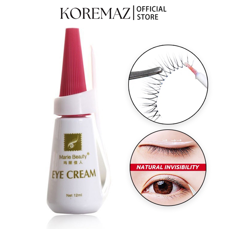 Koremaz ตาปลอม ทนทาน สีดํา กันน้ํา แห้งเร็ว แต่งหน้ามืออาชีพ 12 กรัม