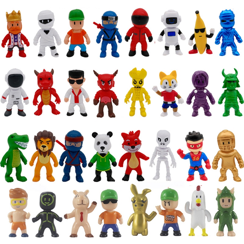 เกม Stumble Guys รูปชุดของเล ่ นอะนิเมะ Kawaii Action Figurine PVC ตุ ๊ กตารูปปั ้ นคอลเลกชันเด ็ ก Xmas ของขวัญ