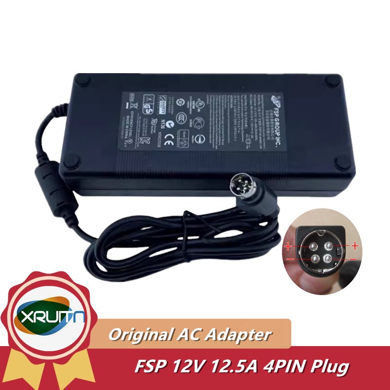 FSP Original Synology Power Adapter 12V 12.5A (4PIN) FSP150-AHAN1-VR DS918+TS-412 TS-410 DPS-150NB-1