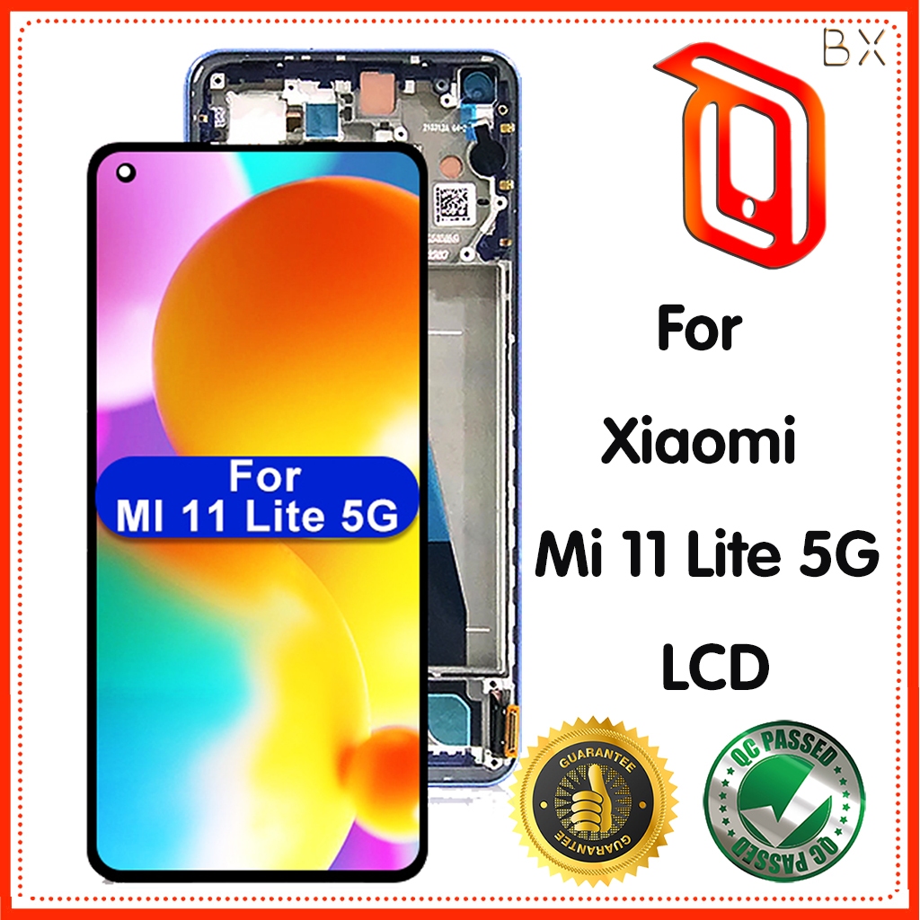 อะไหล่ซ่อมแซมหน้าจอสัมผัส LCD 6.55 นิ้ว สําหรับ Xiaomi Mi 11 Lite 4G 5G Xiaomi Mi 11 Youth
