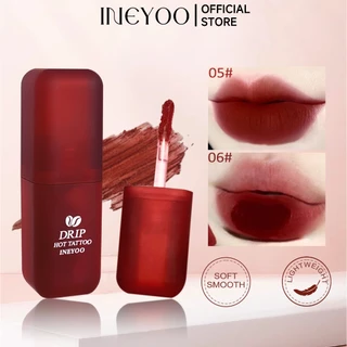 Ineyoo ลิปสติก เนื้อแมตต์กํามะหยี่ กันน้ํา 3 กรัม