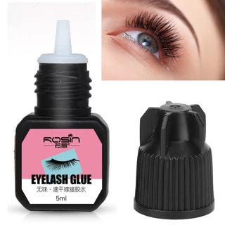 ส่งฟรี/ส่งไว กาวต่อขนตาแบบแห้งเร็ว กาวต่อขนตา น้ำยาต่อขนตาแบบถาวร 5ml กาวติดปลอม ไม่ระคายเคือง อยู่นานถึง 45 วัน