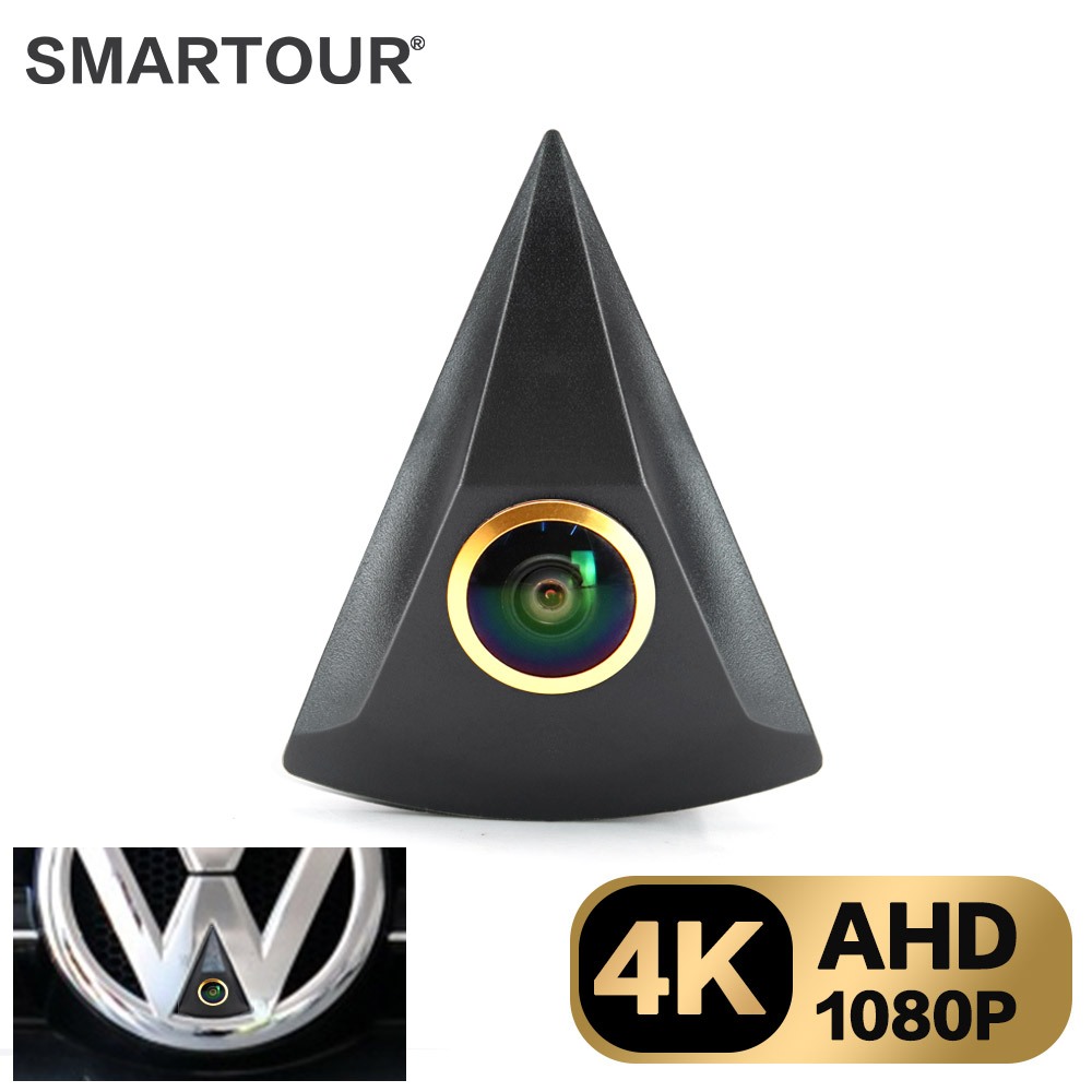 SMARTOUR Golden 4K 1080P ด้านหน้าด้านหลังกล้องสําหรับ VW Golf 4 5 6 7 MK4 MK5 MK6 MK7 Passat B6 B8 C