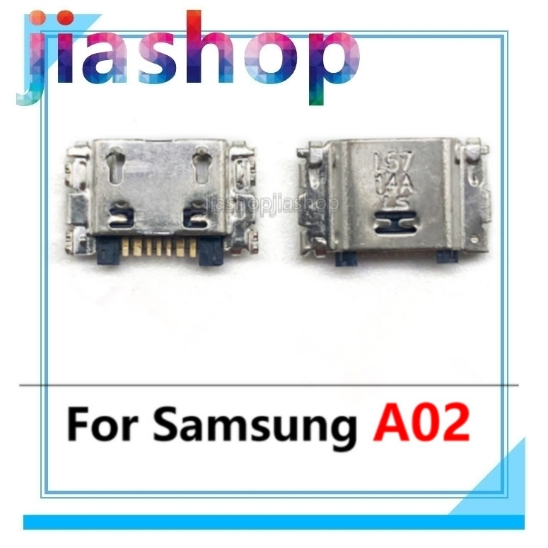 5-20pcs 7 Pin Micro USB Jack Socket ชาร์จพอร์ตสําหรับ Samsung Galaxy A02 A022 A022F A022F/DS ใหม่เดิ