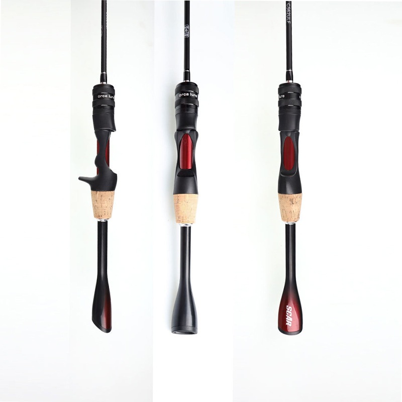 [พร้อมส่ง] คันเบ็ดตกปลา คาร์บอนไฟเบอร์ น้ําหนักเบา 1.53 1.65 1.8 เมตร