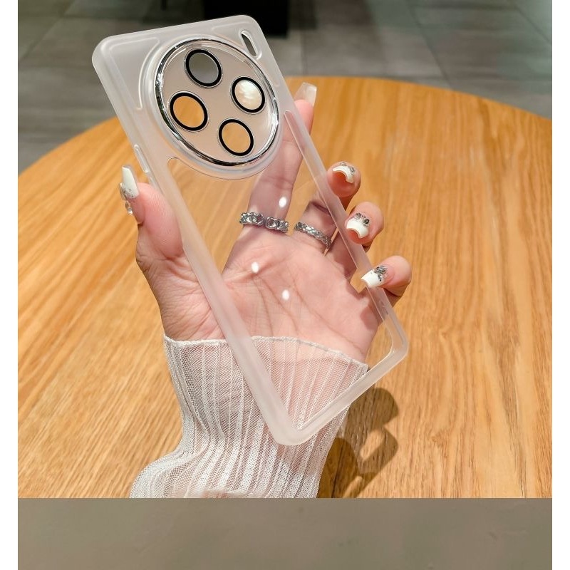 Vivo X100 X100 Pro VIVOX100 VIVOX100Pro 5G เคสกันกระแทก พร้อมฟิล์มกันรอยเลนส์กล้อง เคสโทรศัพท์ กันกระแทก เคสด้านหลัง - รูปที่ 3