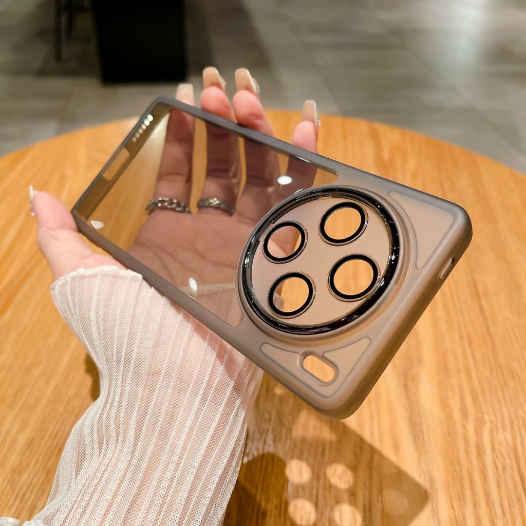 Vivo X100 X100 Pro VIVOX100 VIVOX100Pro 5G เคสกันกระแทก พร้อมฟิล์มกันรอยเลนส์กล้อง เคสโทรศัพท์ กันกระแทก เคสด้านหลัง - รูปที่ 4