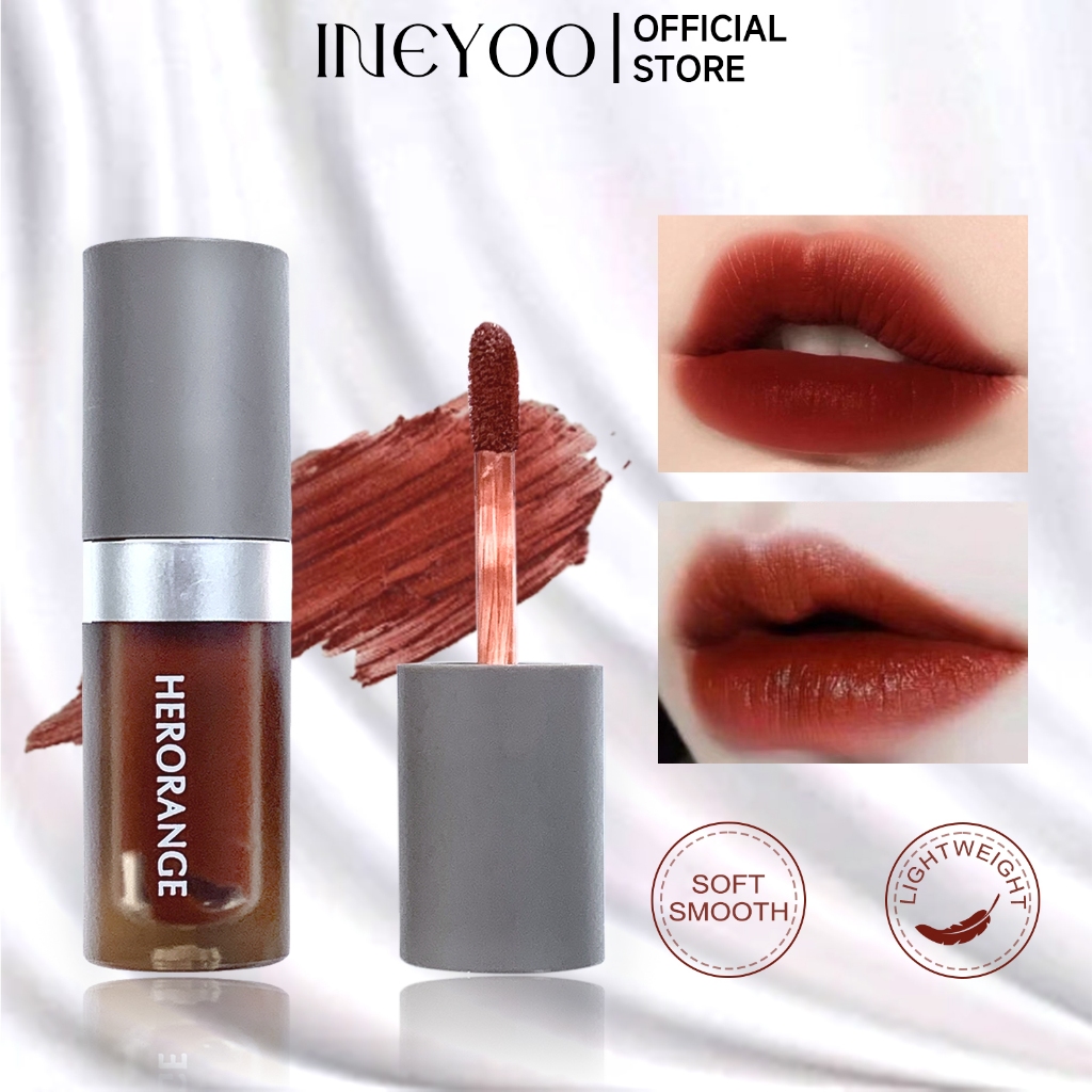 Herorange ลิปสติก เนื้อแมตต์กํามะหยี่ กันน้ํา 12 สี
