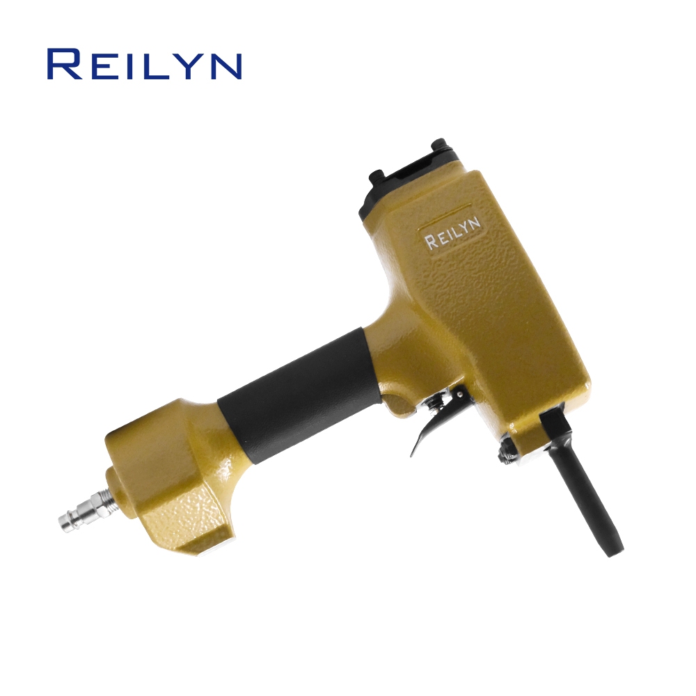 Reilyn เครื่องกําจัดเล็บนิวเมติก 60-100 PSI แรงกดอากาศ 9-16 เกจ ทนทาน สําหรับไม้ และโลหะ