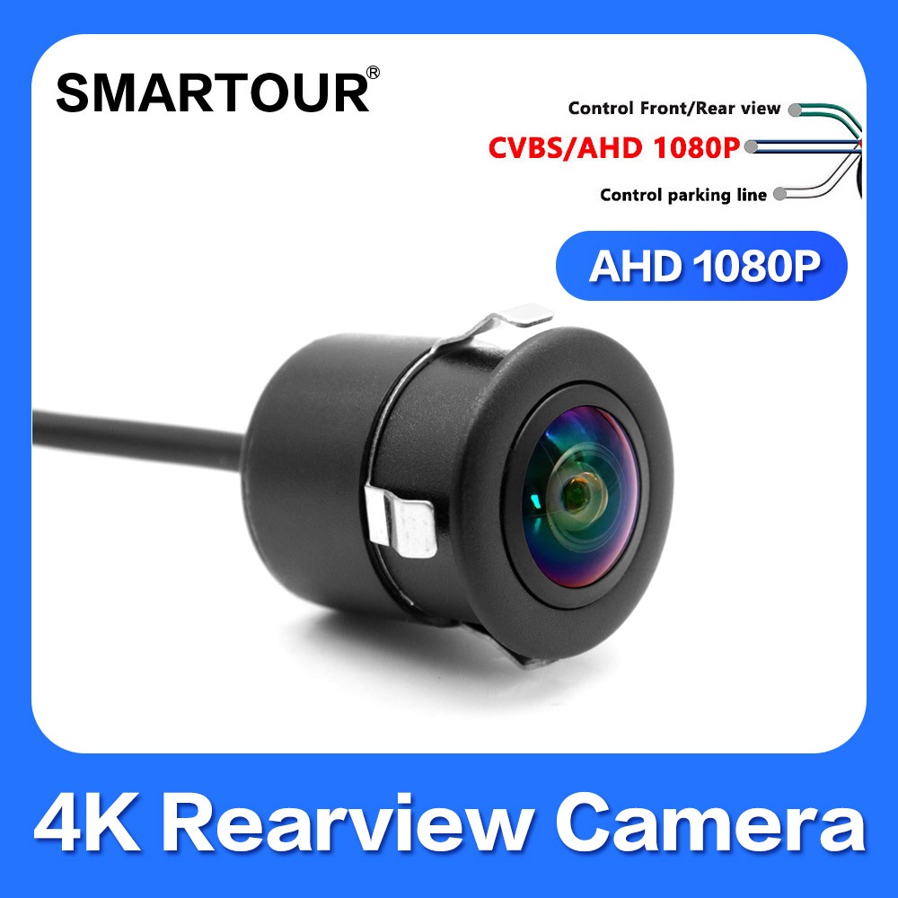 กล้องมองหลังอัจฉริยะ AHD 1080P HD มุมกว้าง มองเห็นที่มืด มองเห็นที่มืด กันน้ํา สําหรับ CCD Auto Backup Monitor