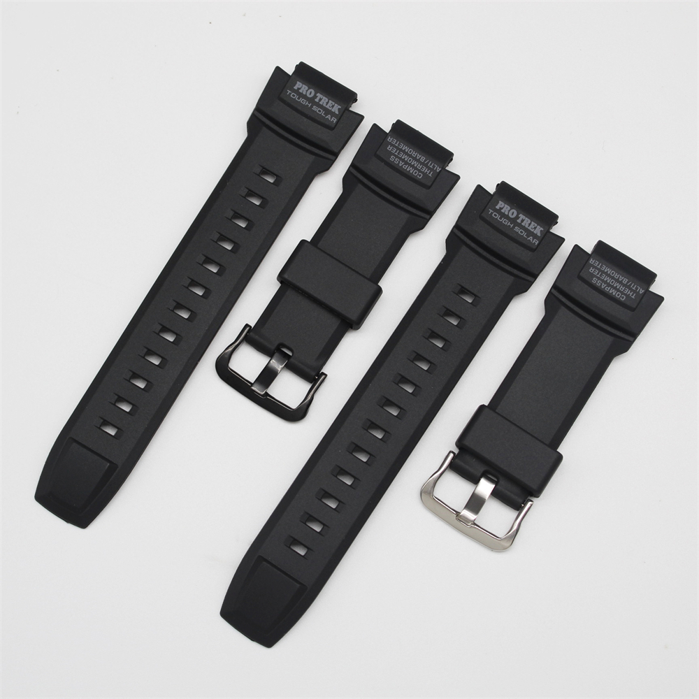 สายนาฬิกาข้อมือ พร้อมสกรู กันน้ํา แบบเปลี่ยน สําหรับ Casio PRG-260 PRG-270 PRG-500