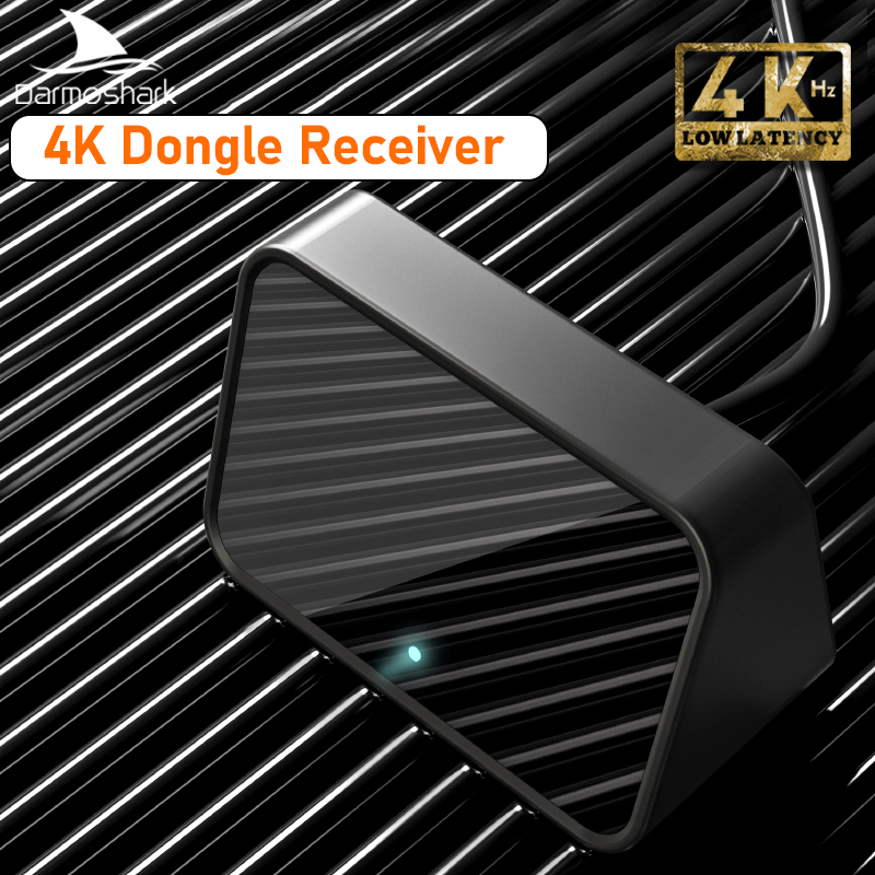 Darmoshark ตัวรับสัญญาณ 4K Dongle สําหรับเมาส์เกมมิ่งไร้สาย M3s Pro M3 Pro N52840