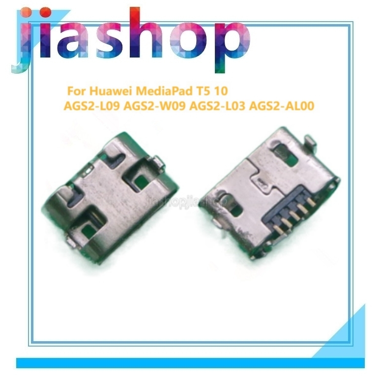 5-30pcs สําหรับ Huawei MediaPad T5 10 AGS2-L09 AGS2-W09 AGS2-L03 AGS2-AL00 แท็บเล็ต Pc Micro USB แจ็