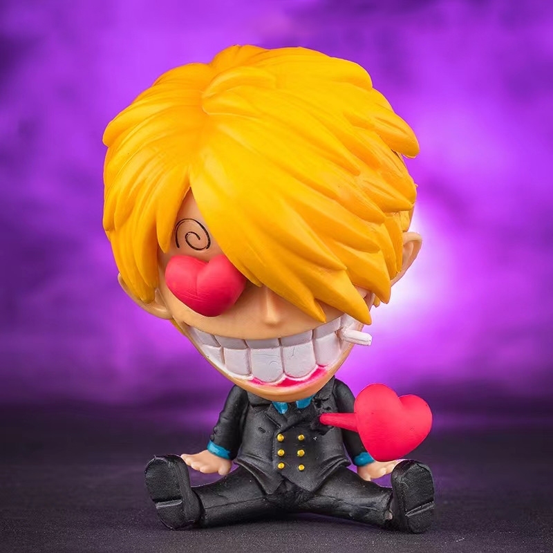 โมเดลฟิกเกอร์ PVC อนิเมะ One Piece Luffy Zoro Ace Sabo รูปที่ 6