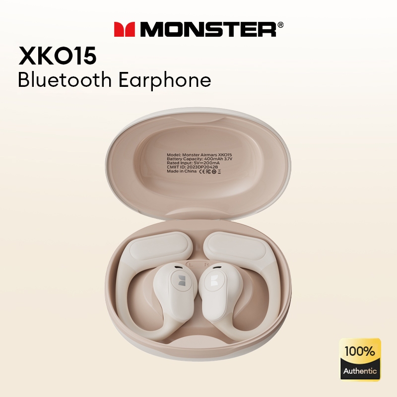 Monster XKO15 หูฟังบลูทูธ 5.4 HIFI ตัดเสียงรบกวน คุณภาพเสียง HD พลังงานต่ํา