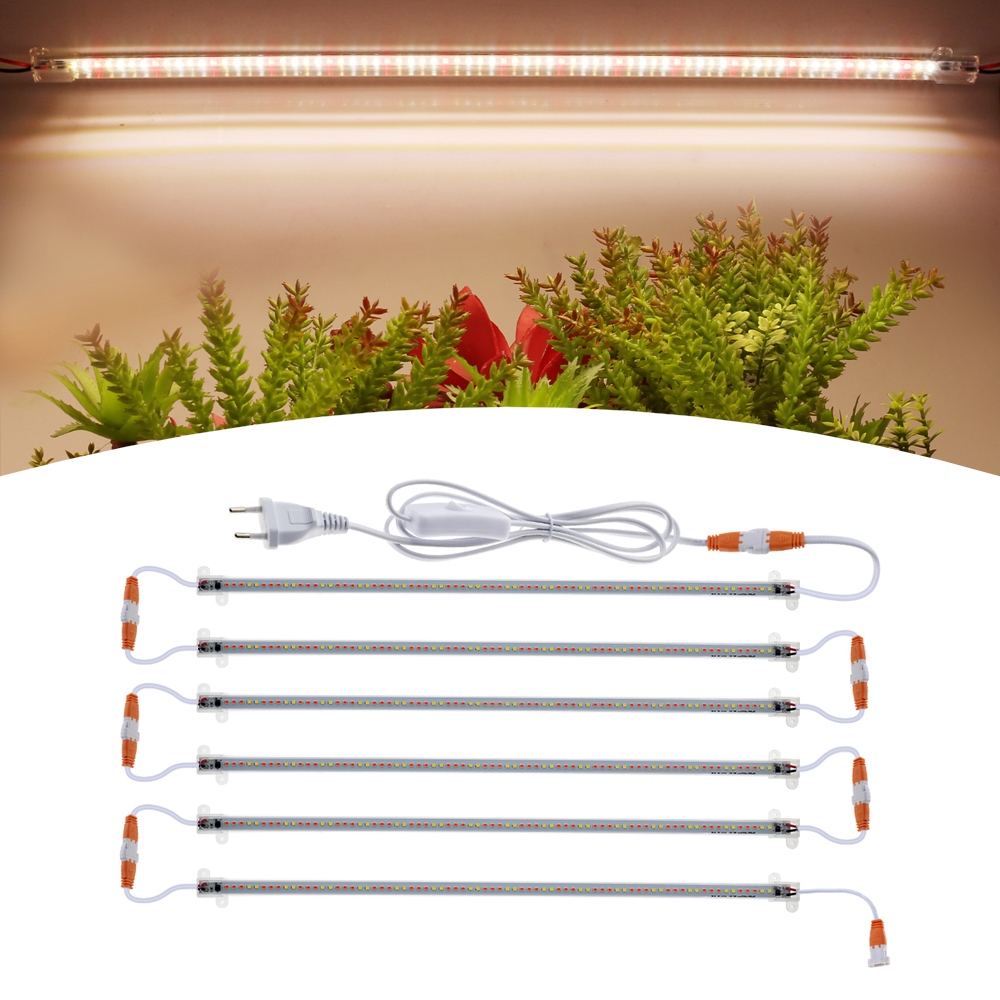 หลอดไฟ LED 75 ดวง 220V 50 ซม. พร้อมสวิตช์ 1 เมตร สําหรับปลูกพืชในร่ม ราคา ถูกที่สุด ดีลบีเคเค