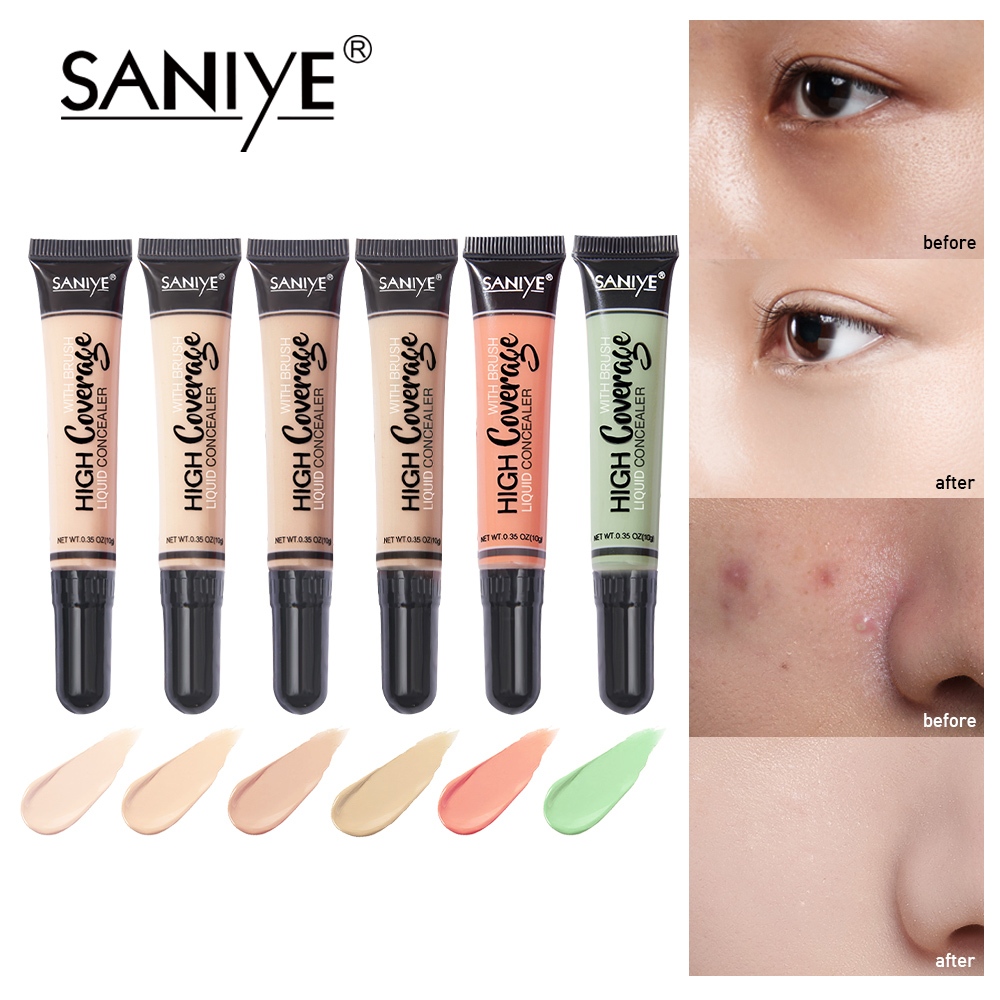 SANIYE คอนซิลเลอร์ กันน้ำ ปกปิดริ้วรอยบนใบหน้า มี 14 สี R1072-N