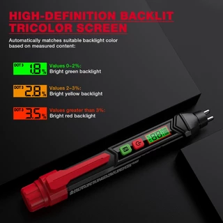 【จัดส่งจากกรุงเทพ】Habotest HT662 ปากกาวิเคราะห์ก๊าซธรรมชาติ PPM แบบพกพา น้ำมันเบรคของเหลวเครื่องทดสอบปากกาอัตโนมัติน้ำมันเครื่องมือทดสอบความชื้น