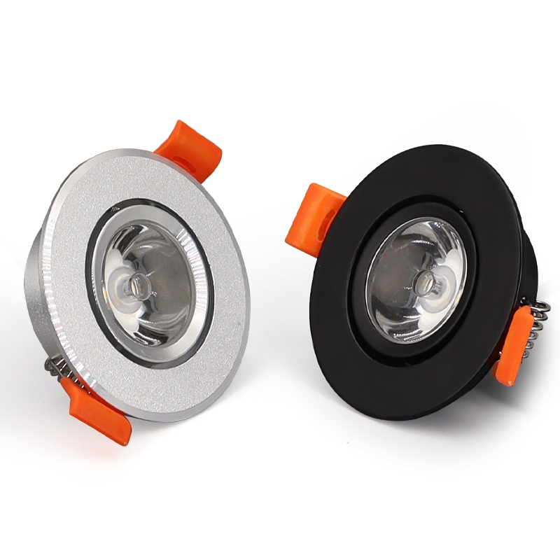 หลอดไฟ Led อลูมิเนียม ทรงกลม หรี่แสงได้ 3W AC85-265V 55 มม. พร้อมไดรเวอร์