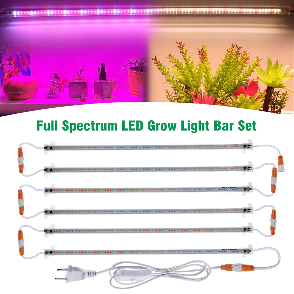 หลอดไฟ LED ไฟปลูกต้นไม้ AC220V 75LEDS LED พืชบาร์แสงเต็มสเปกตรัมแสงกันน้ำไฟ Phyto โคมไฟสำหรับพืชในร่มผักพืชดอกไม้ ระบบไฮโดรโปนิของ