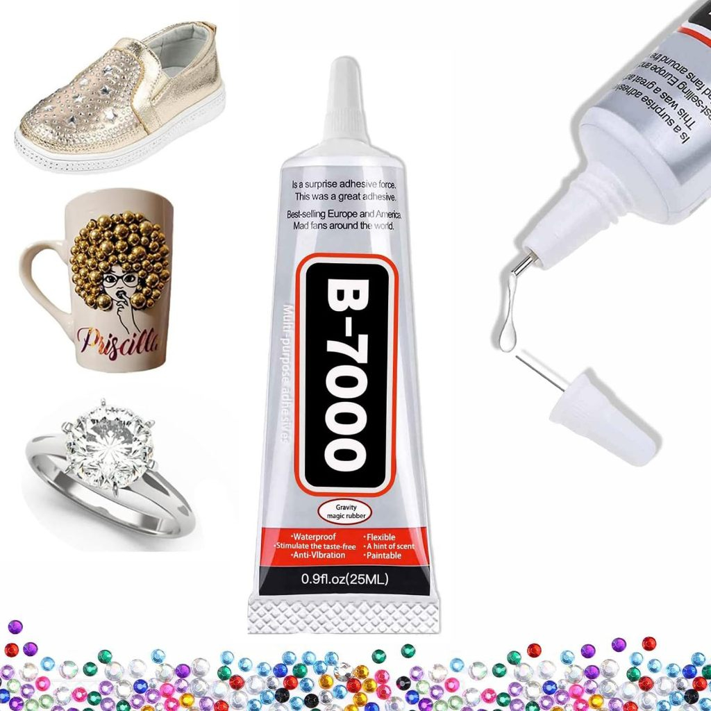 กาวใส อเนกประสงค์ B7000 B-7000 สําหรับซ่อมแซมโทรศัพท์มือถือ เครื่องประดับ DIY 10 ชิ้น