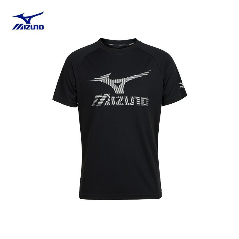 Mizuno Mizuno เสื้อยืดลําลอง แขนสั้น ระบายอากาศ เหมาะกับการวิ่งจ๊อกกิ้ง เล่นกีฬา แฟชั่นฤดูร้อน สําหรับผู้ชาย และผู้หญิง