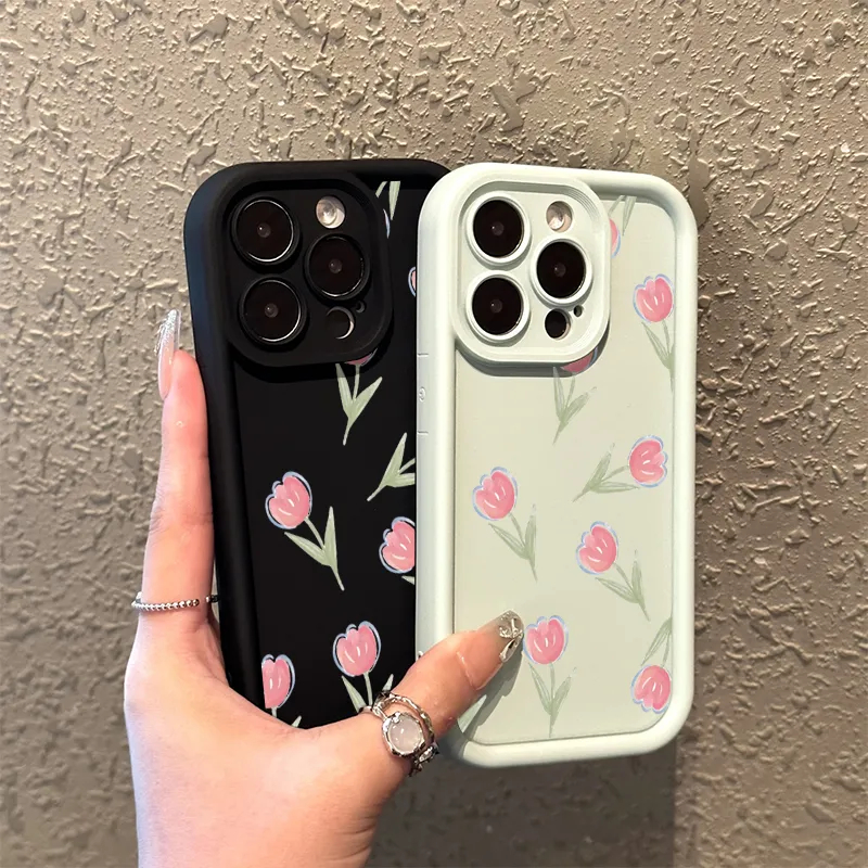 เคสนิ่ม ลายดอกไม้ กันกระแทก สําหรับ Vivo V29E 5G V29 5G V27 V27E V21 V21E V23 Pro V20 Pro V15V23E 5G V25 5G V25E V25 Pro S1 Pro T1 5G T1X 4G