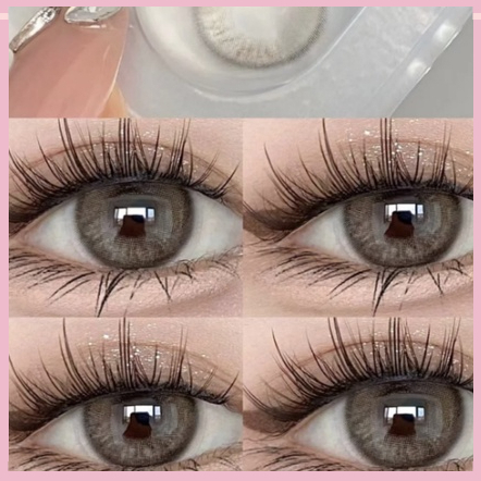 คอนแทคเลนส์สี 1 คู่ คอนแทคเลนส์สายตาสั้น สีน้ําตาล 14.5 มม. 0.00--5.00 องศา 2 ชิ้น สำหรับการใช้งานประจำปี