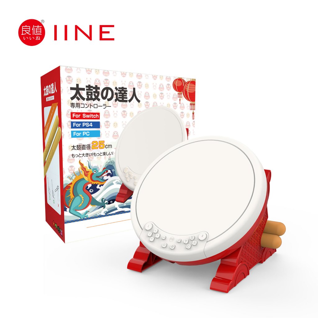 IINE กลอง Taiko Master สําหรับ Nintendo Switch