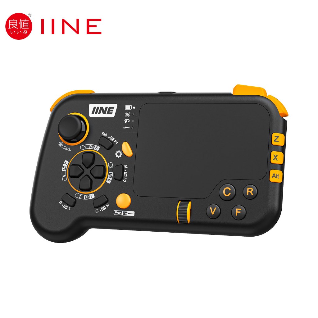 Iine ชุดคีย์บอร์ด และเมาส์ไร้สาย พร้อมทัชแพด สําหรับ Windows PC Mac OS PS4 PS5 X