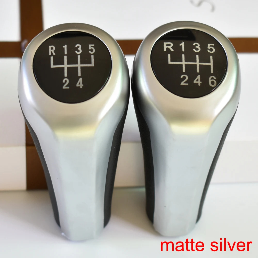 5/6 ความเร็ว Shift Lever Knob เหมาะสําหรับ BMW 1 3 5 6 7 Series E60 E61 E28 E34 E39 E63 E64 E90 E91 