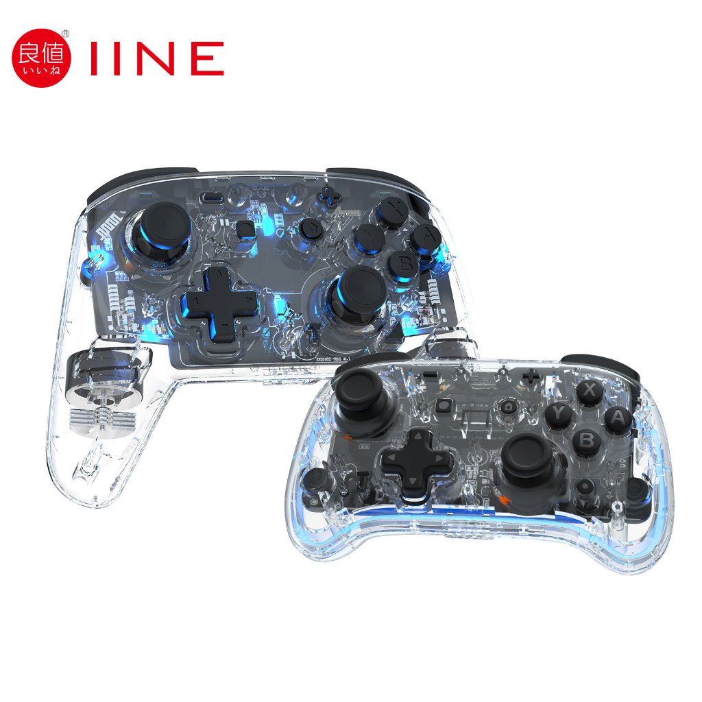 IINE จอยสติ๊กควบคุมเกม แบบไร้สาย บลูทูธ สําหรับ Nintend Switch lite OLED