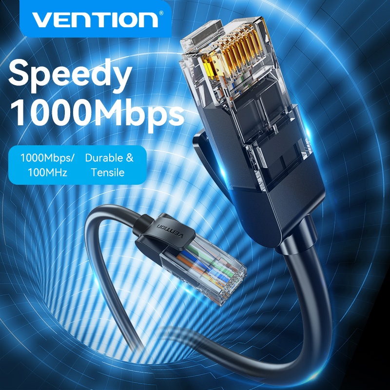 [สินค้าใหม่ โปรโมชั่น] VENTION Cat5e สายเคเบิลเชื่อมต่อเครือข่ายอีเธอร์เน็ต LAN Cat5 RJ 45 IAB Cat5e UTP 1000Mbps RJ 45 สําหรับแล็ปท็อป PC Cat 5
