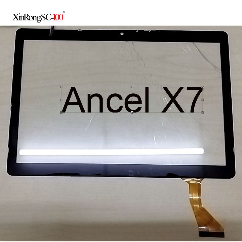 10.1 นิ้วหน้าจอสัมผัสสําหรับ ANCEL X7 แท็บเล็ตพีซี capacitive หน้าจอสัมผัส digitizer sensor แผงแก้ว 