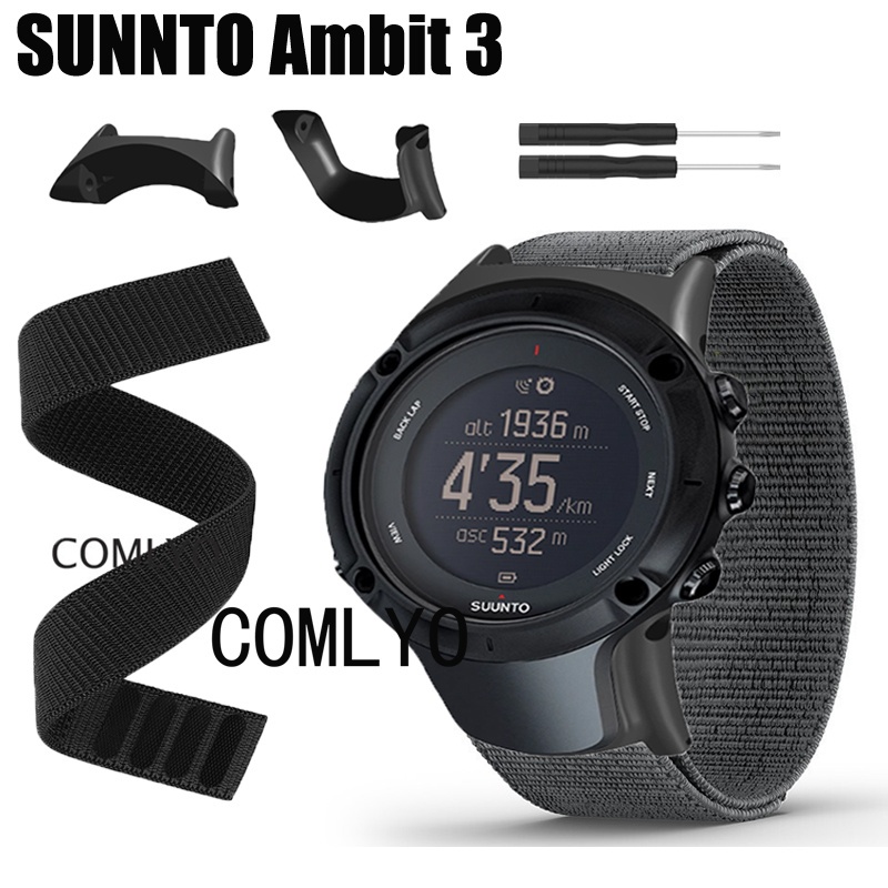 For SUUNTO Ambit 3 Sport Run สายนาฬิกาข้อมือไนล่อน แบบนิ่ม สําหรับ