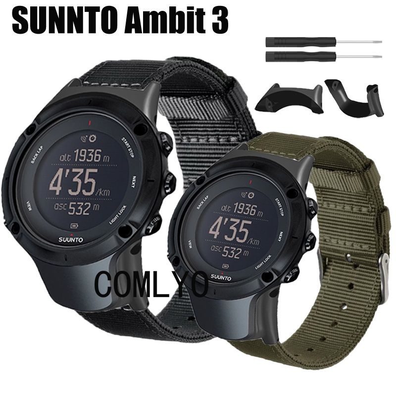 For SUUNTO Ambit 3 Sport Run Strap สายนาฬิกาข้อมือไนล่อน สําหรับ Smart watch Band Nylon Canva Belt Men Outdoor Belt