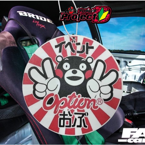 Jdm Kumamon น้ําหอมปรับอากาศในรถยนต์ แบบแขวน