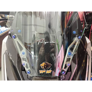 สกรูหัวร่มไทเทเนียม TC4/GR5 M4 M5 X 10 15 20 25 30 35 40 45 50 มม. สําหรับรถจักรยานยนต์