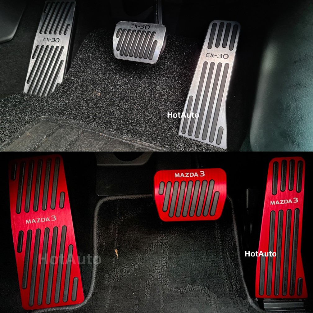 แป้นเบรคอลูมิเนียมกันลื่น Mazda 3 2019-2025 CX-30 Skyactiv