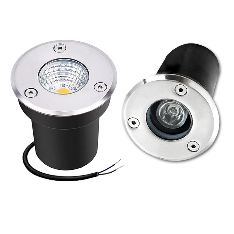 ไฟสปอตไลท์ Led 1W3W5W ทรงสี่เหลี่ยม กันน้ํา สําหรับสนามหญ้า กลางแจ้ง
