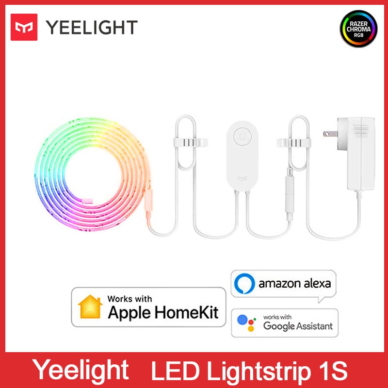 Yeelight ไฟ LED 1S ทํางานร่วมกับ Apple HomeKit,Amazon Alexa,Google Assistant,Wi-fi เปิดใช้งาน