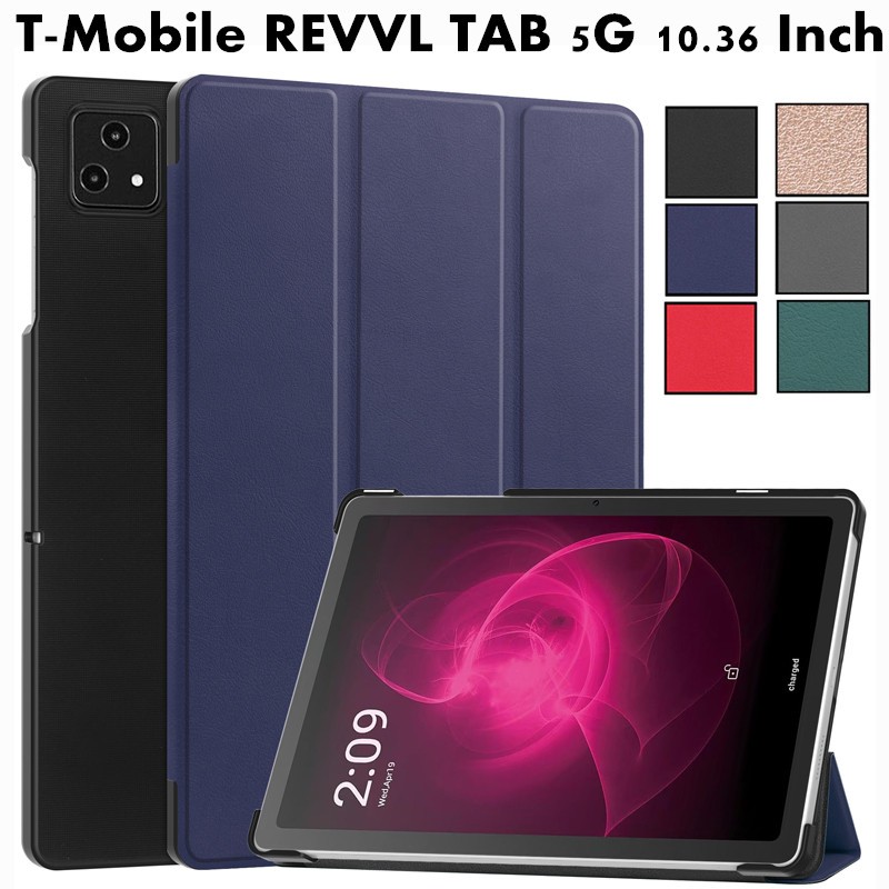 for T-Mobile REVVL TAB 5G Case 10.36 Inch Tablet Cover PU Leather Case with Auto Wake function Stand