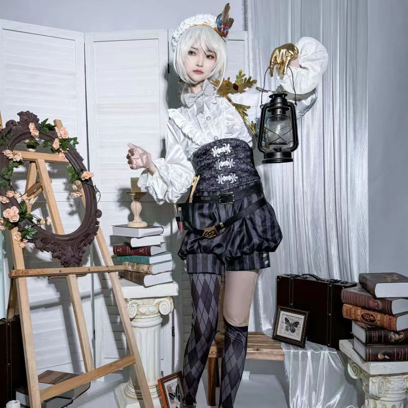 Identity V  Edgar Valden  Painter Golden Ratio cosplay Costume ชุดคอสเพลย์ รูปการ์ตูนอนิเมะ อัตราส่วนสีทอง Fifth Personality  Game Anime cos Clothing halloween uniform 第五人格画家黄金比例