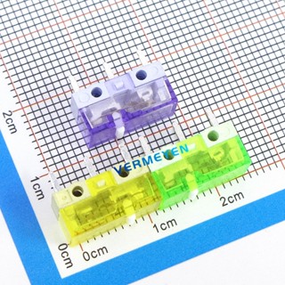 Huanuo เมาส์ไมโครสวิตช์ สีเหลืองใส ลายจุดสีขาว สีเขียว จุดสี…