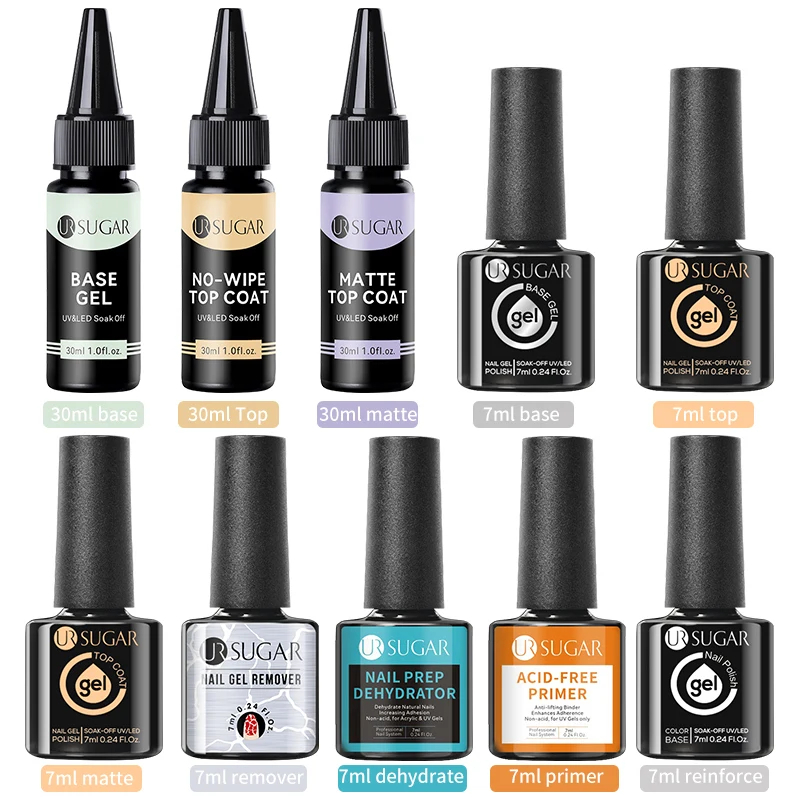 Ur SUGAR เบสโค้ท เจลทาเล็บ ไพรเมอร์ เจลทาเล็บ เนื้อแมตต์