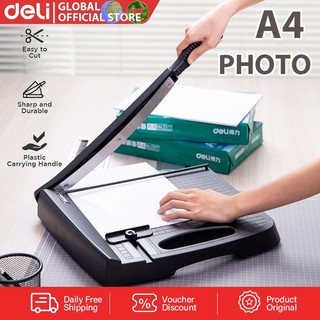 Deli  Paper Cutter Manual Paper A4 Photo Trimmers Cutter Scrapbook Trimmer ​Cutting Tools 8051A