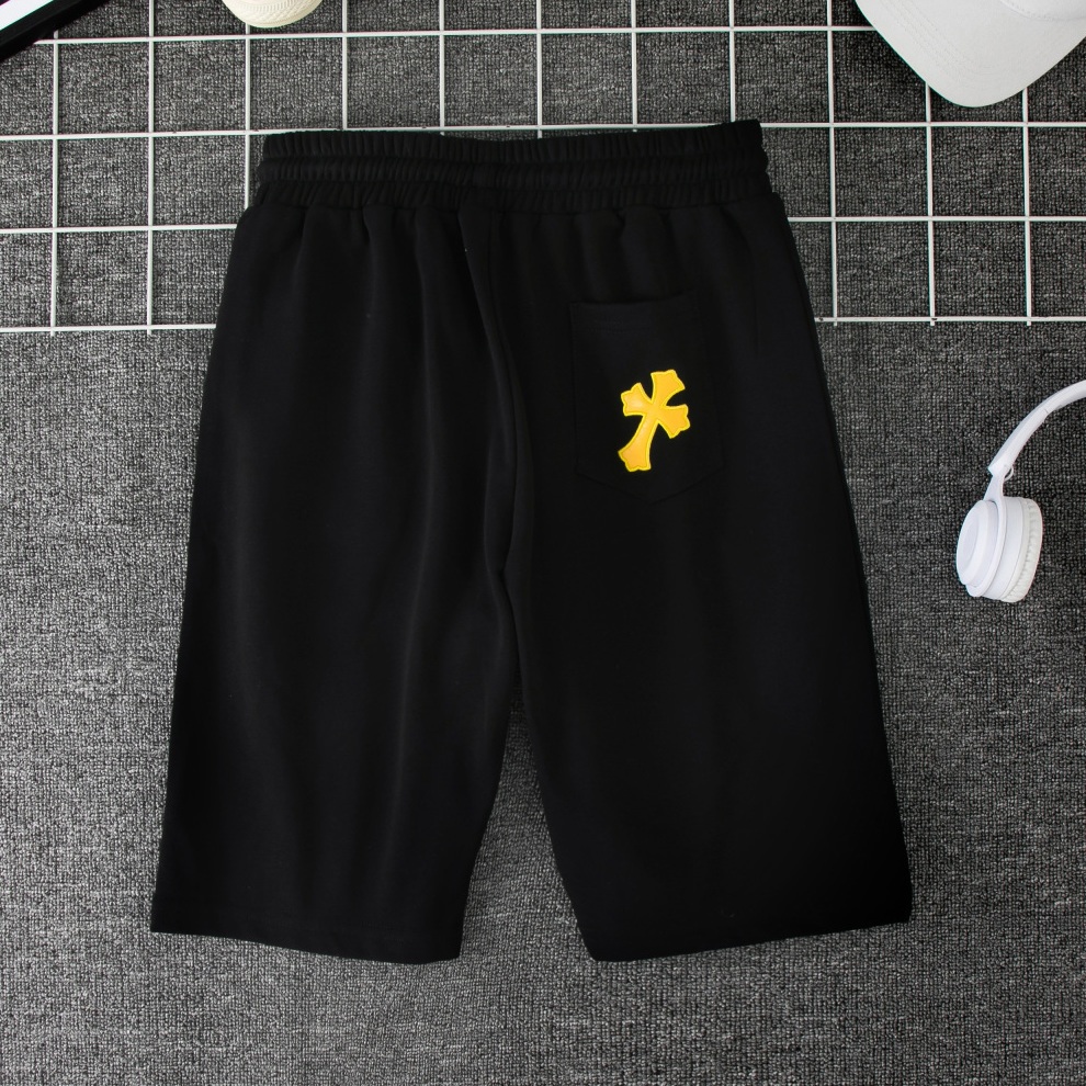 24 ใหม่ CH Croxin กางเกงกีฬาขาสั้น สีแดง และสีเหลือง สําหรับผู้ชาย